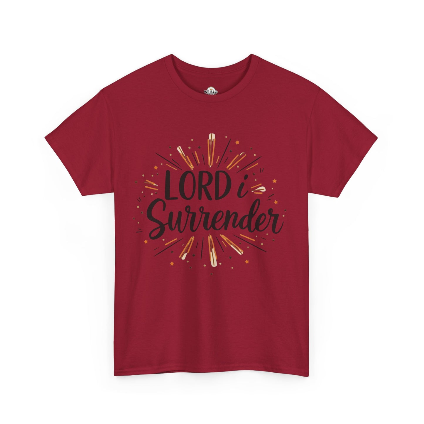 Lord, I Surrender 3—Spiritual Unisex Tee - "Lord, I Surrender" - Faith Shirt, Religious Apparel, Christian Gift, Inspirational Top, Everyday Wear