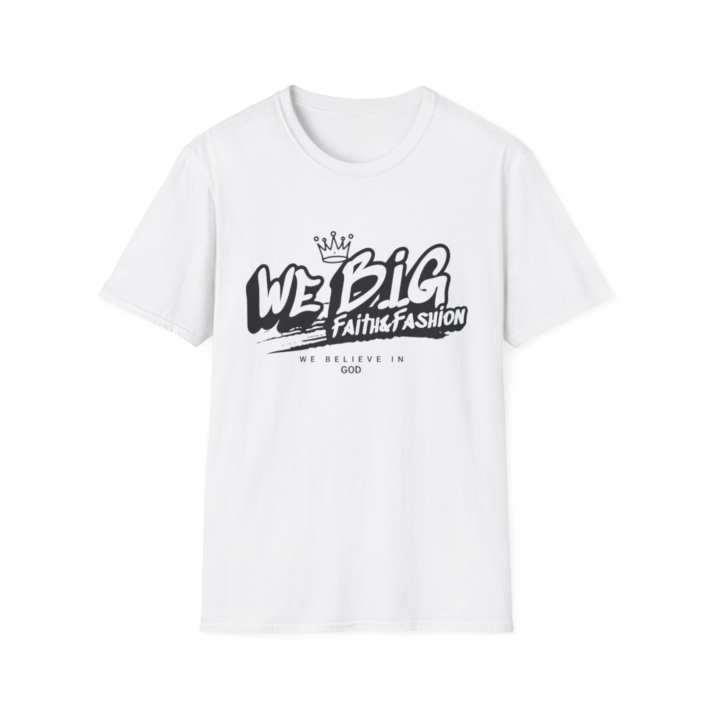 Faith-Inspired Unisex Softstyle T-Shirt | We Big Graphic Tee, Casual Faithwear, Christian Apparel, Gift for Believers, Everyday Comfort