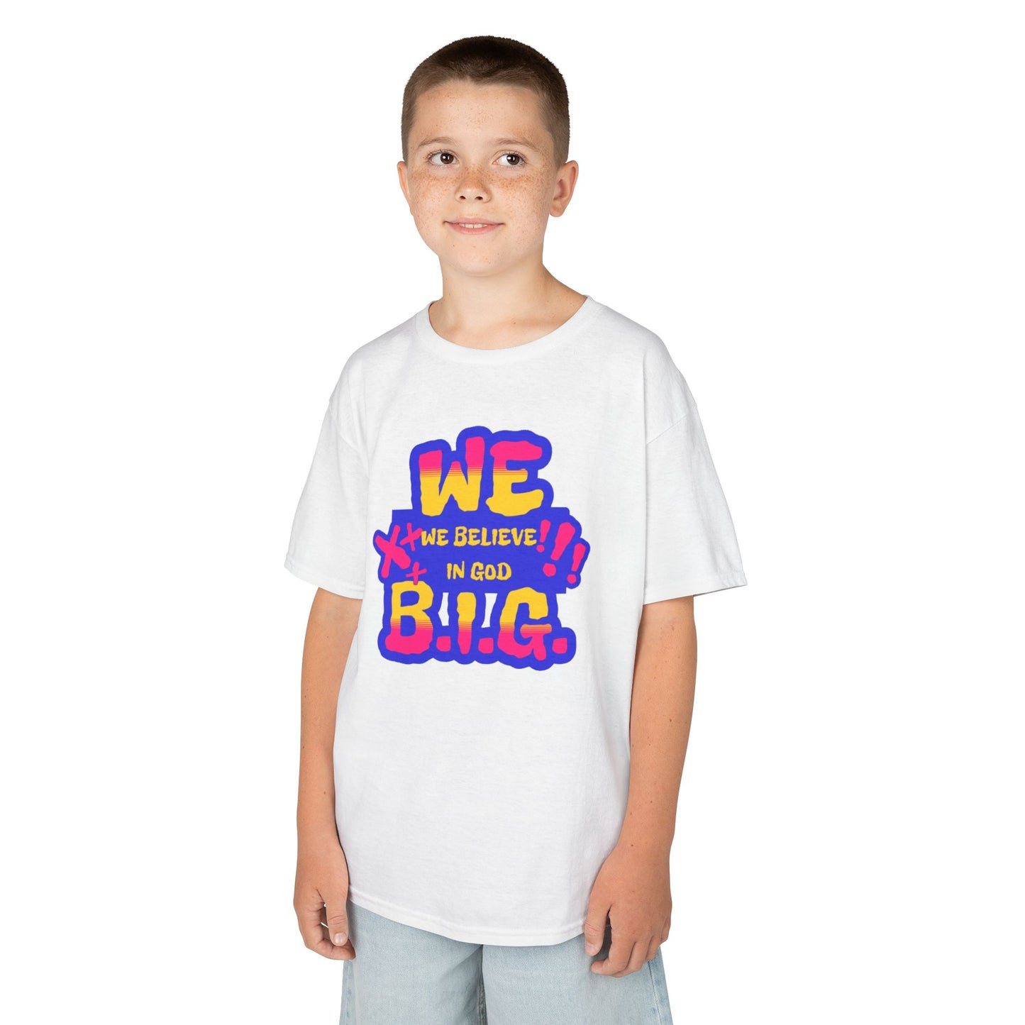 We B.i.G. — Colorful Kids Spiritual Tee - Motivational, Children’s Gift, Sunday School, Praise, Inspirational, Kid's Wear