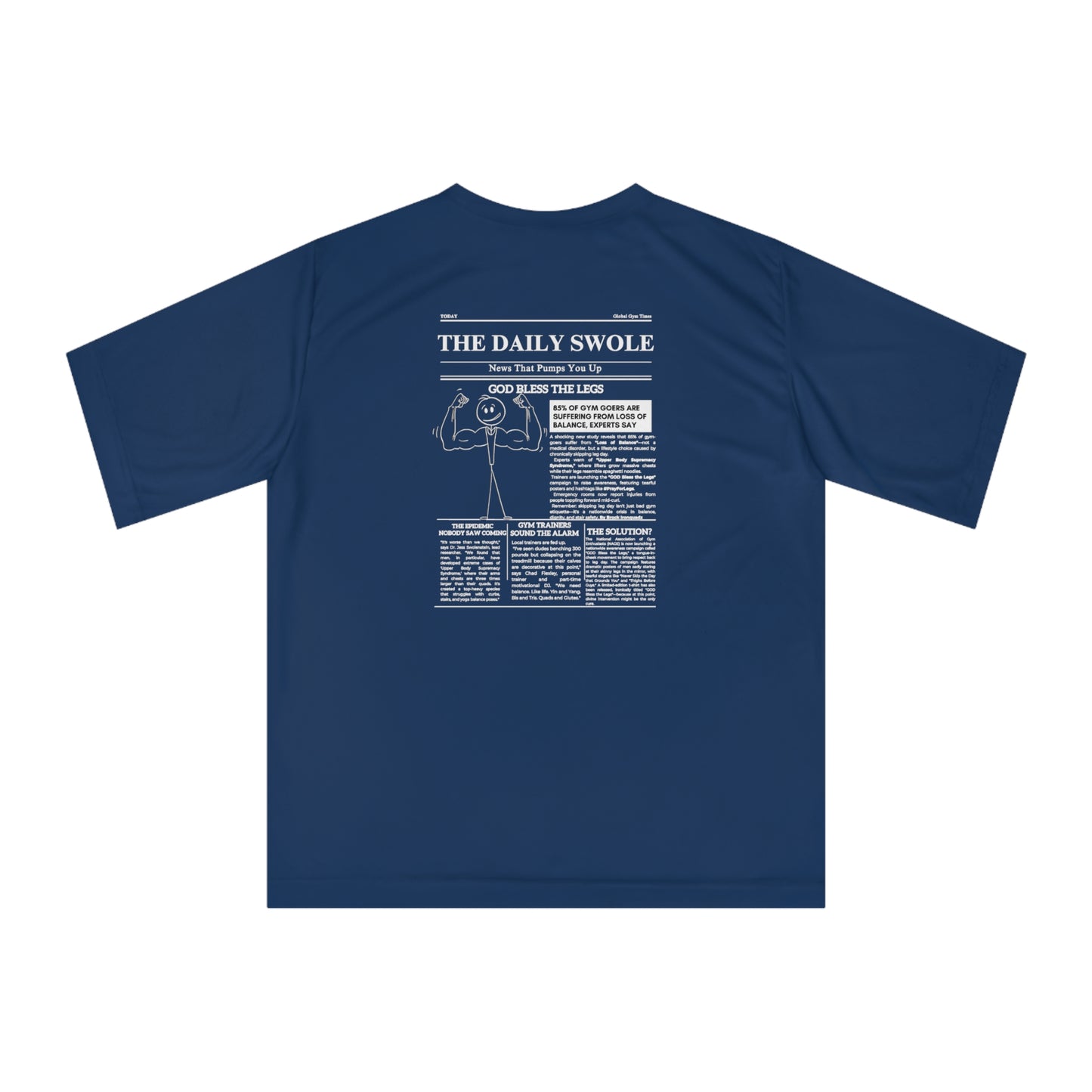 The Daily Swole (GOD Bless the Legs - Gym Workout Tee