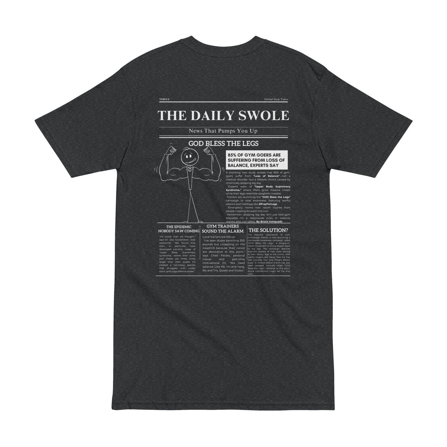 Men's Fitness Tee with Humor