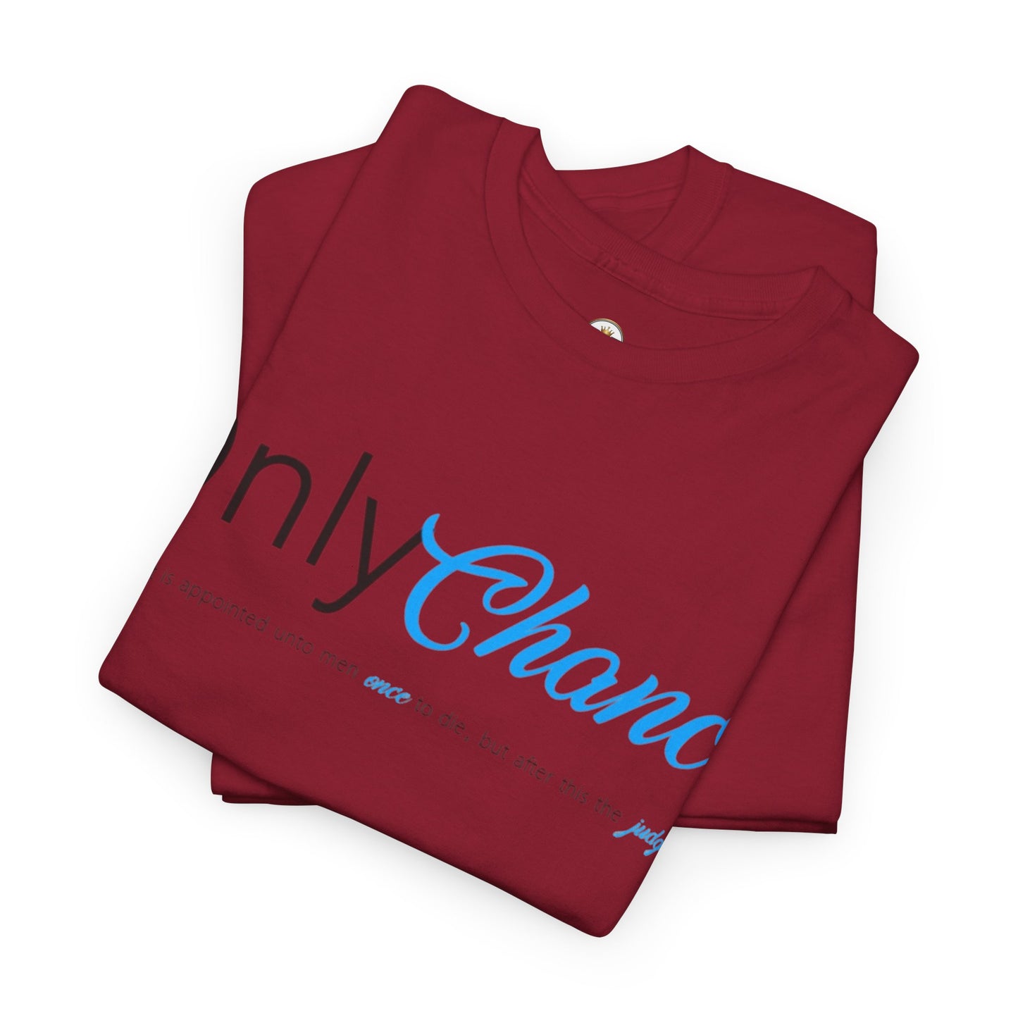 Only Chance (Hebrew 9:27) Shirt