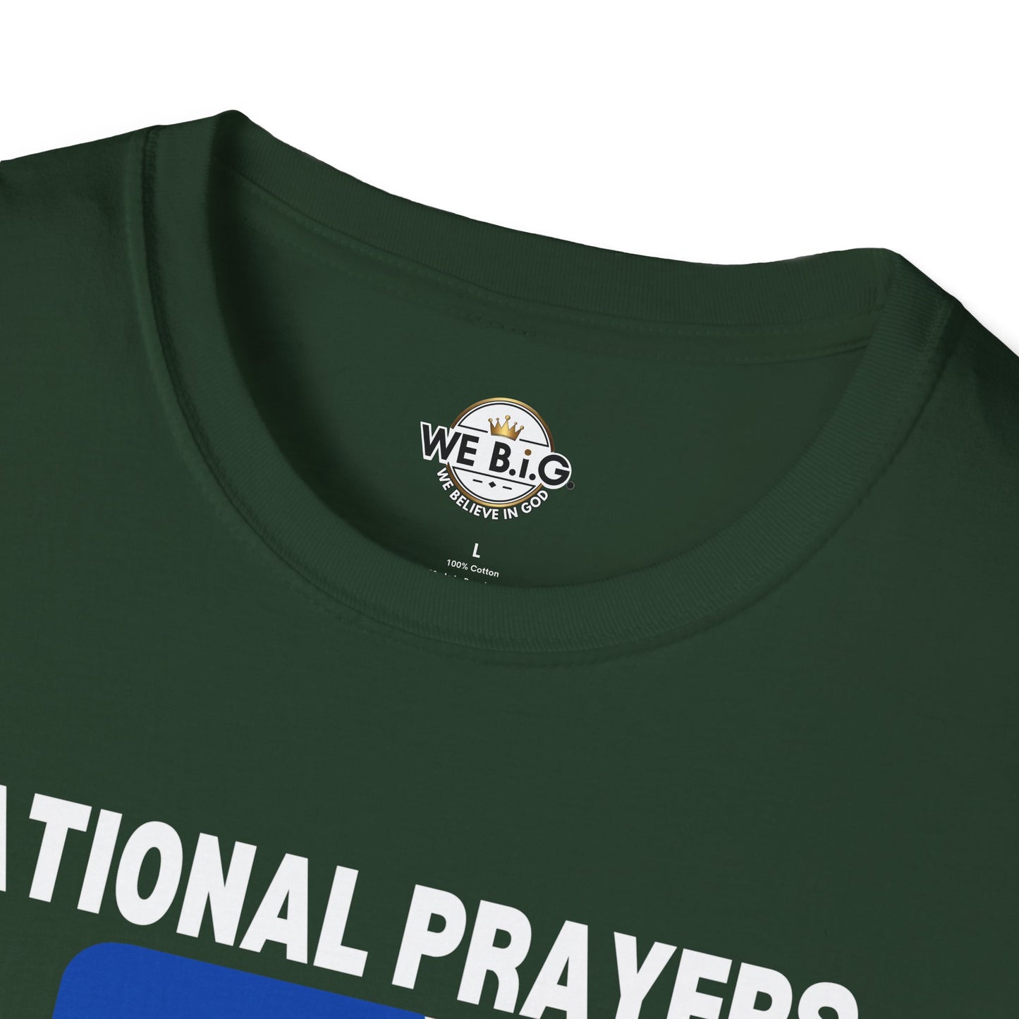 National Prayers Association Graphic T-Shirt—Unisex Softstyle Tee - , Faith-Based Apparel, Religious Gift, Casual Wear, Spiritual Style