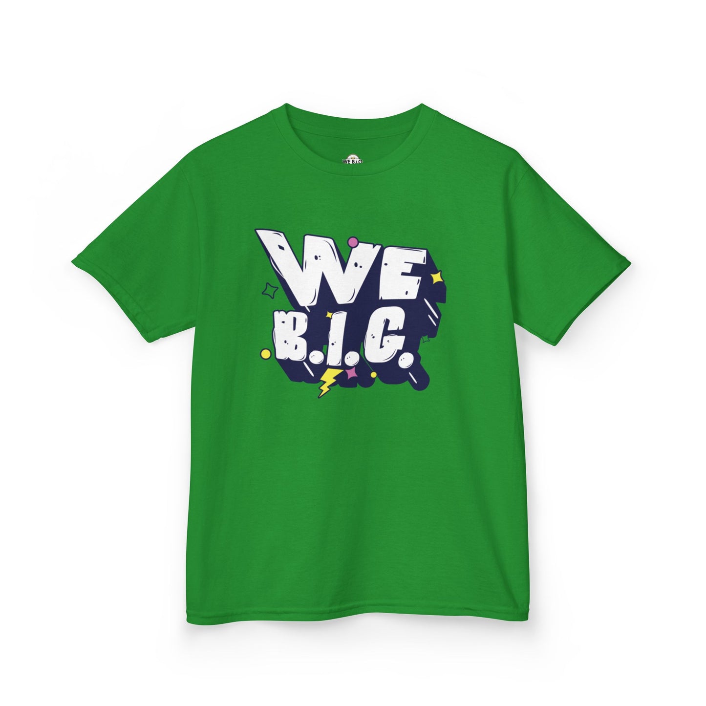 WE B.I.G. - Motivational Kids T-Shirt, Encouraging Cotton Tee for Gifts, Kids Apparel, Positive Vibes