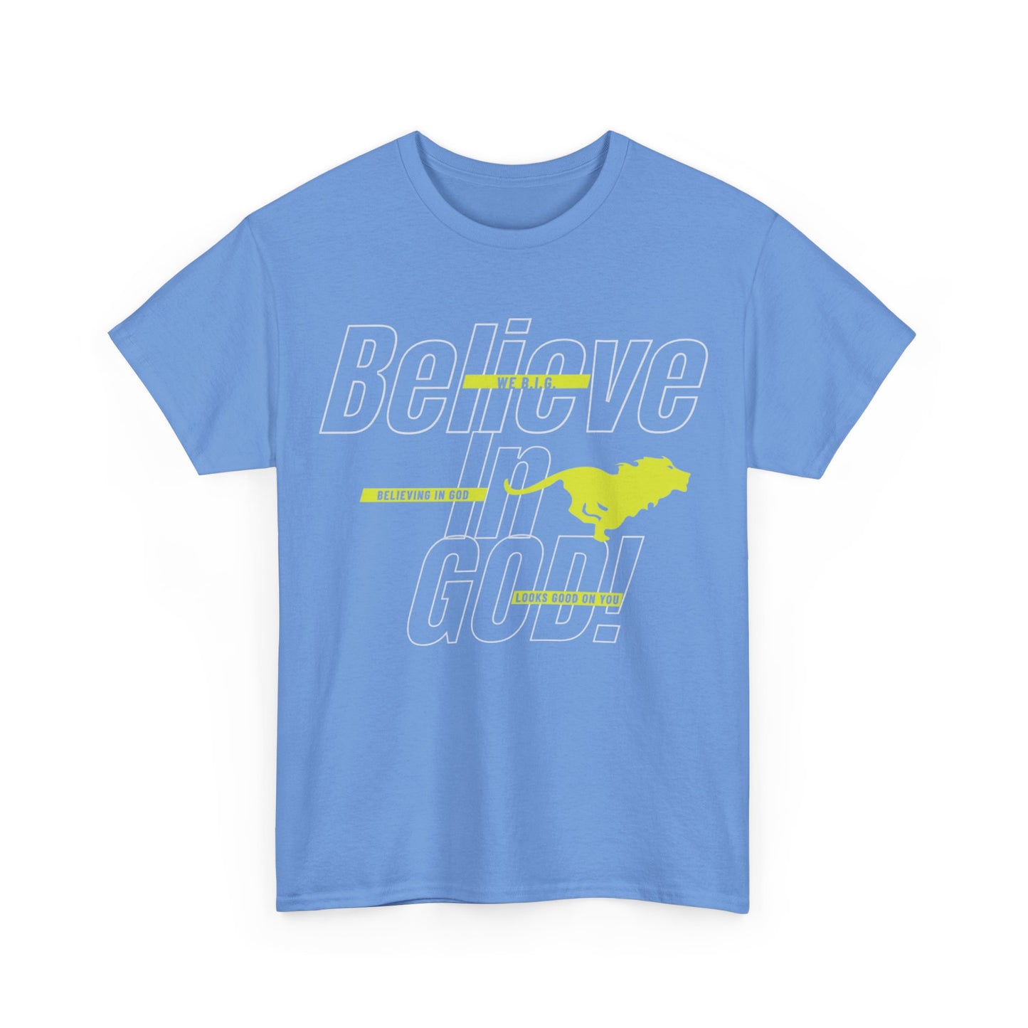 We B.i.G.—Belief-Driven Unisex Heavy Cotton Tee, Motivational Shirt, Everyday Wear, Gifts for Him/Her, Inspirational Apparel, Casual Style