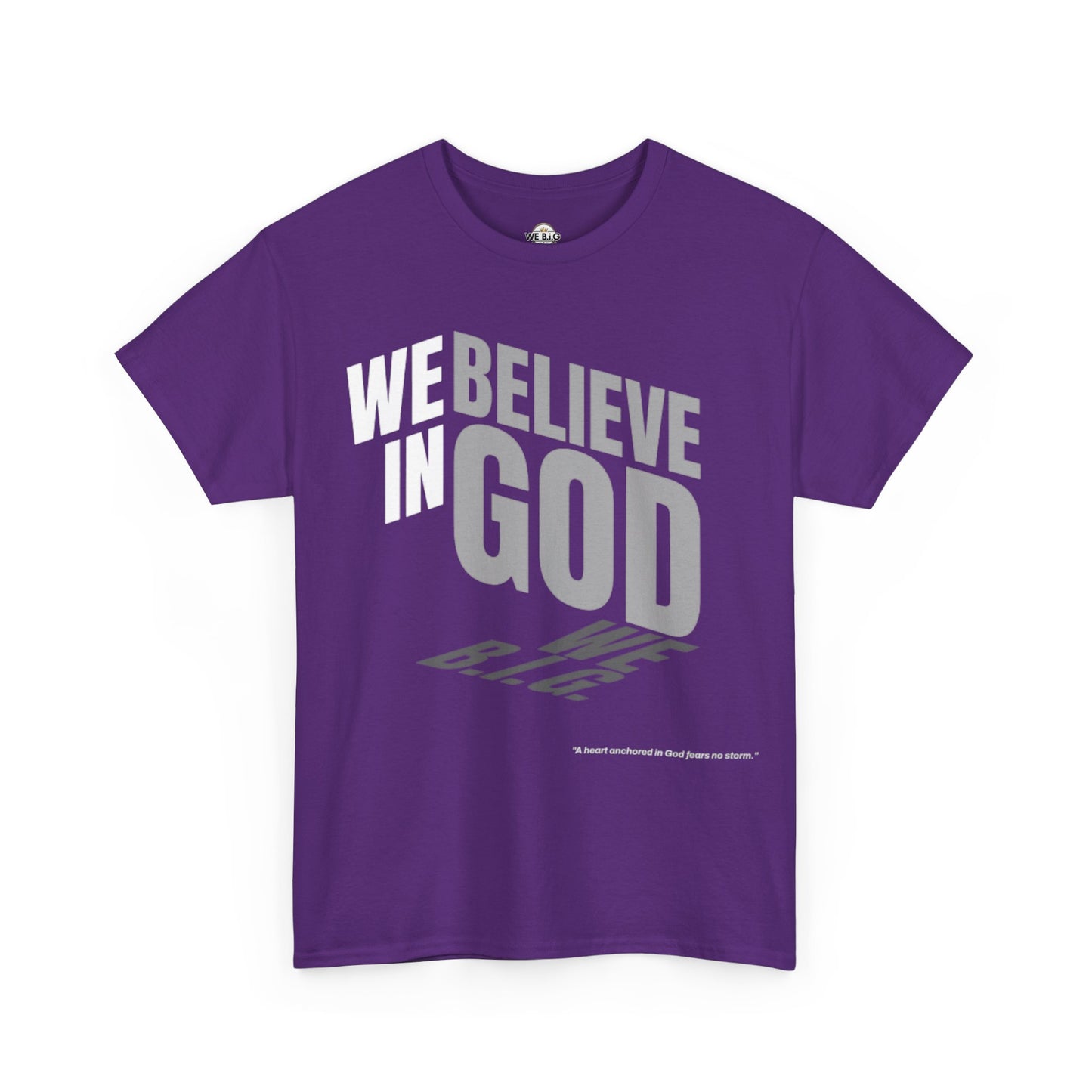 We B.i.G. Cubed - Inspirational Faith Shirt, Positive Message T-Shirt, Christian Apparel, Casual Everyday Wear, Gift for Believers