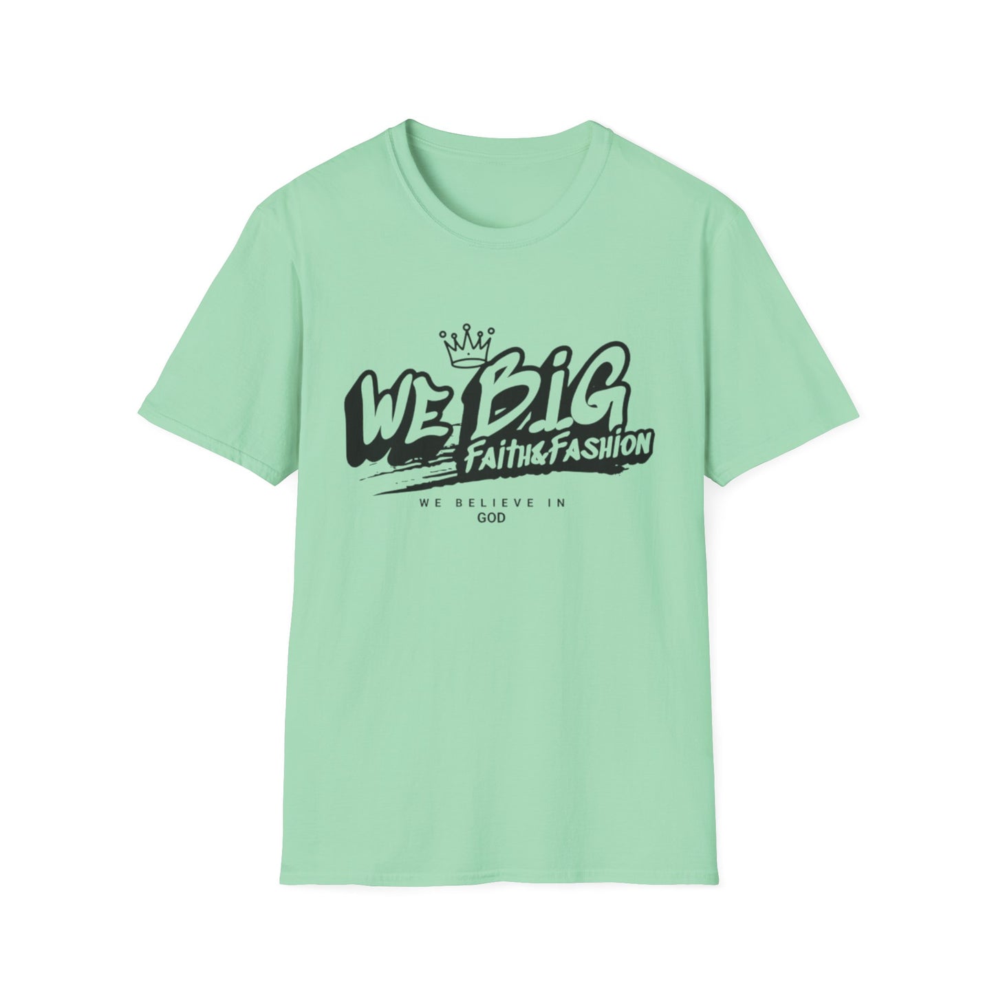 Faith-Inspired Unisex Softstyle T-Shirt | We Big Graphic Tee, Casual Faithwear, Christian Apparel, Gift for Believers, Everyday Comfort