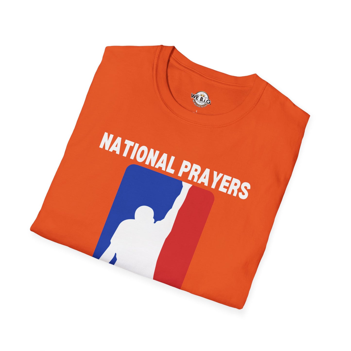 National Prayers Association Graphic T-Shirt—Unisex Softstyle Tee - , Faith-Based Apparel, Religious Gift, Casual Wear, Spiritual Style