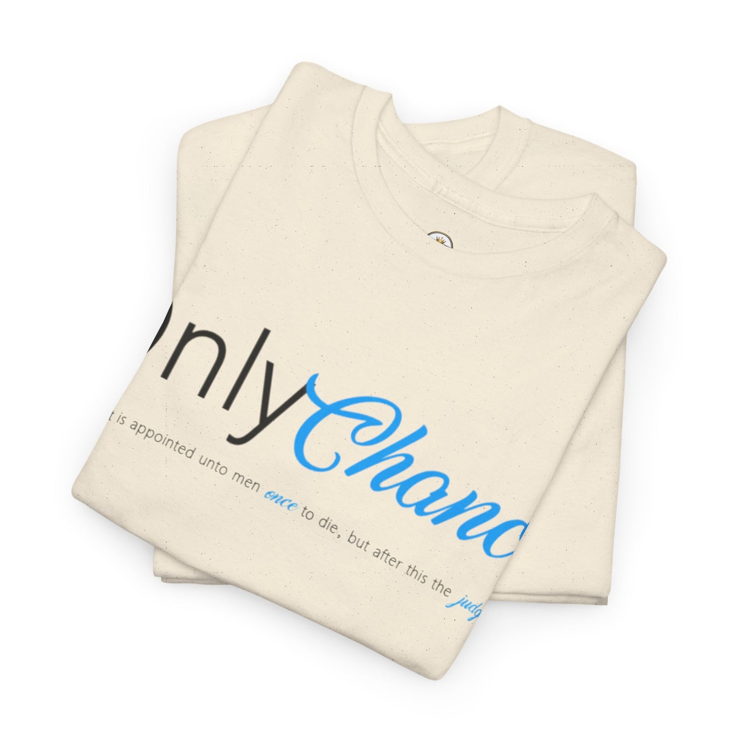 Only Chance (Hebrew 9:27) Shirt