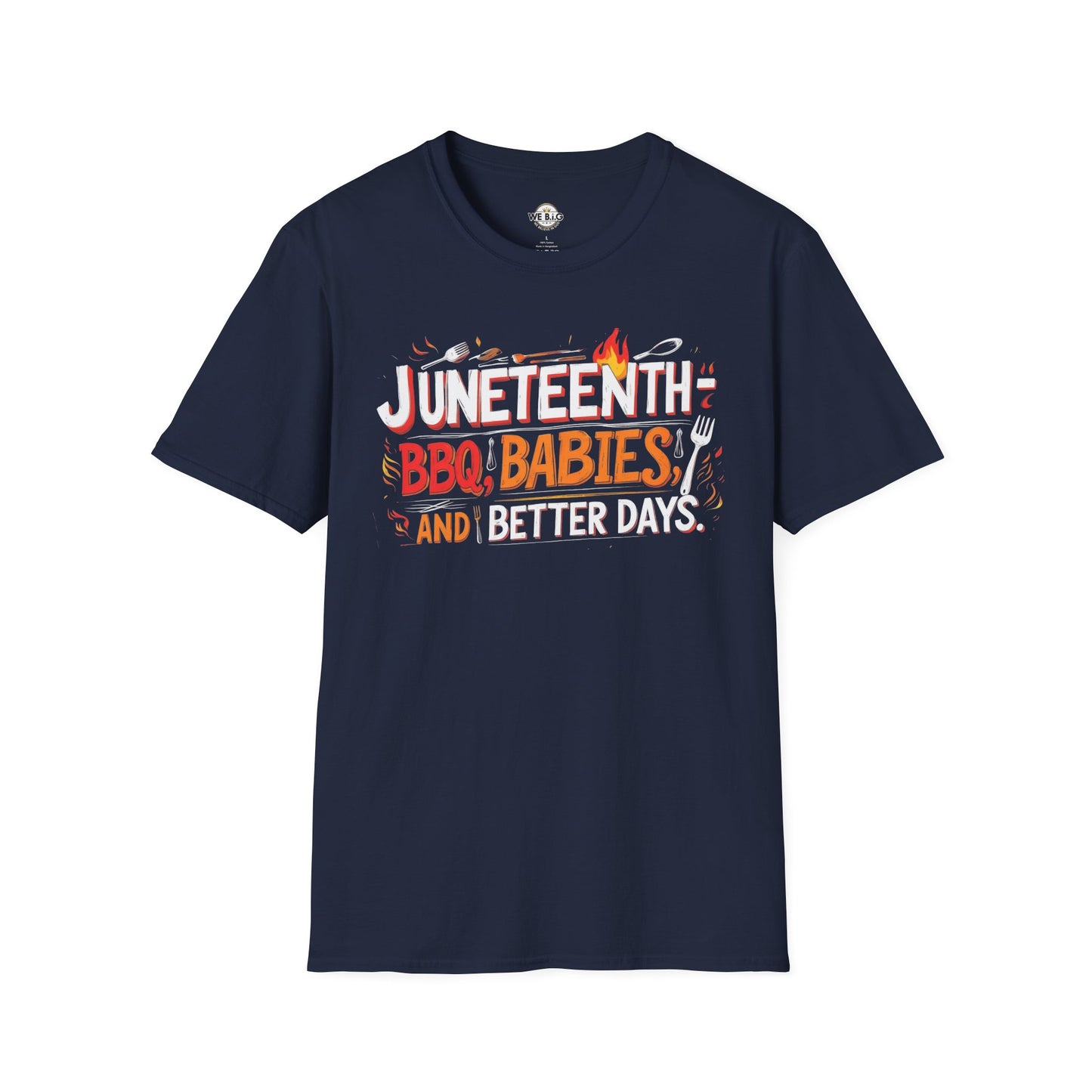 Juneteenth Celebration T-Shirt, Unisex BBQ Tee, Black Casual Wear, Affirmation Shirt, Comfortable Everyday Style