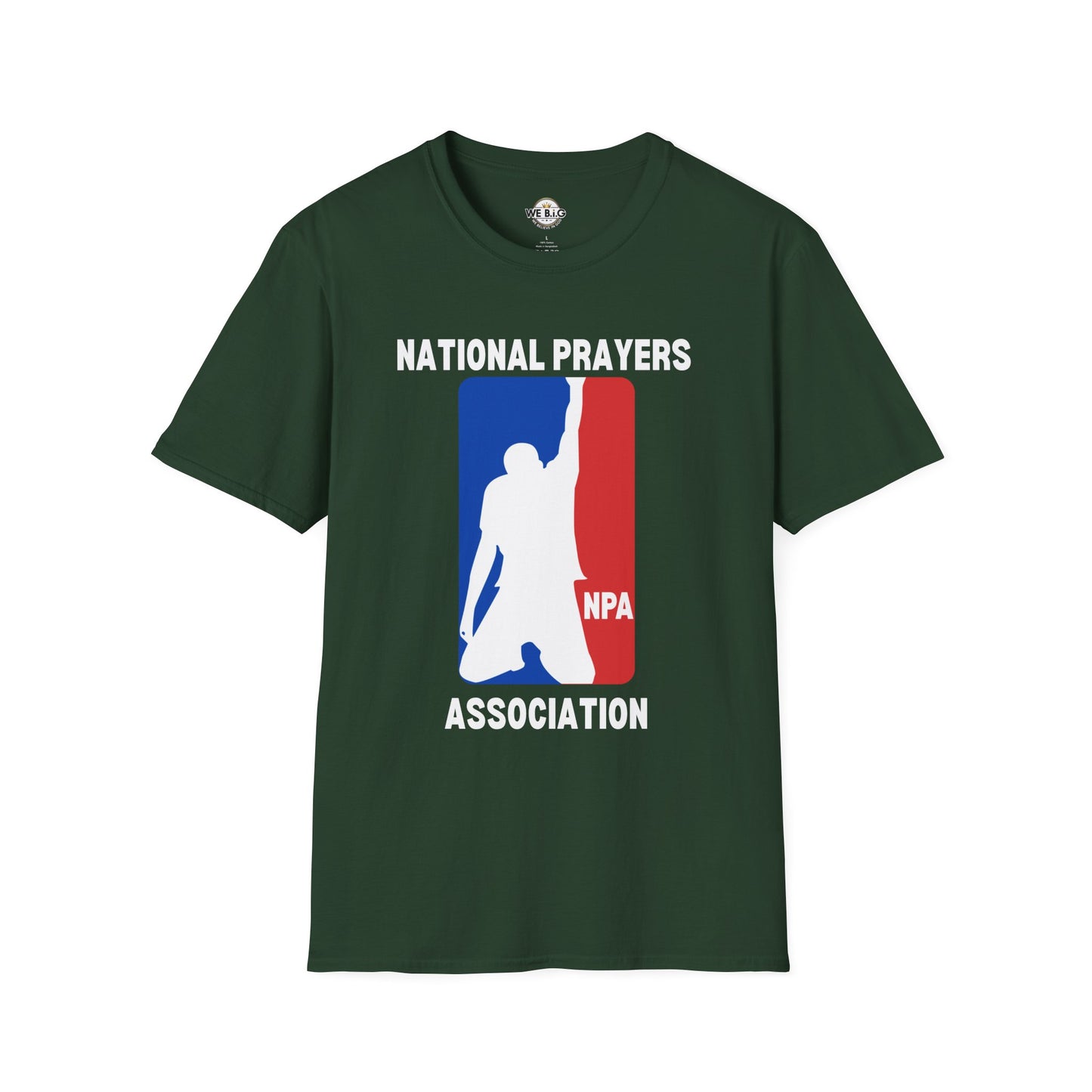 National Prayers Association Graphic T-Shirt—Unisex Softstyle Tee - , Faith-Based Apparel, Religious Gift, Casual Wear, Spiritual Style
