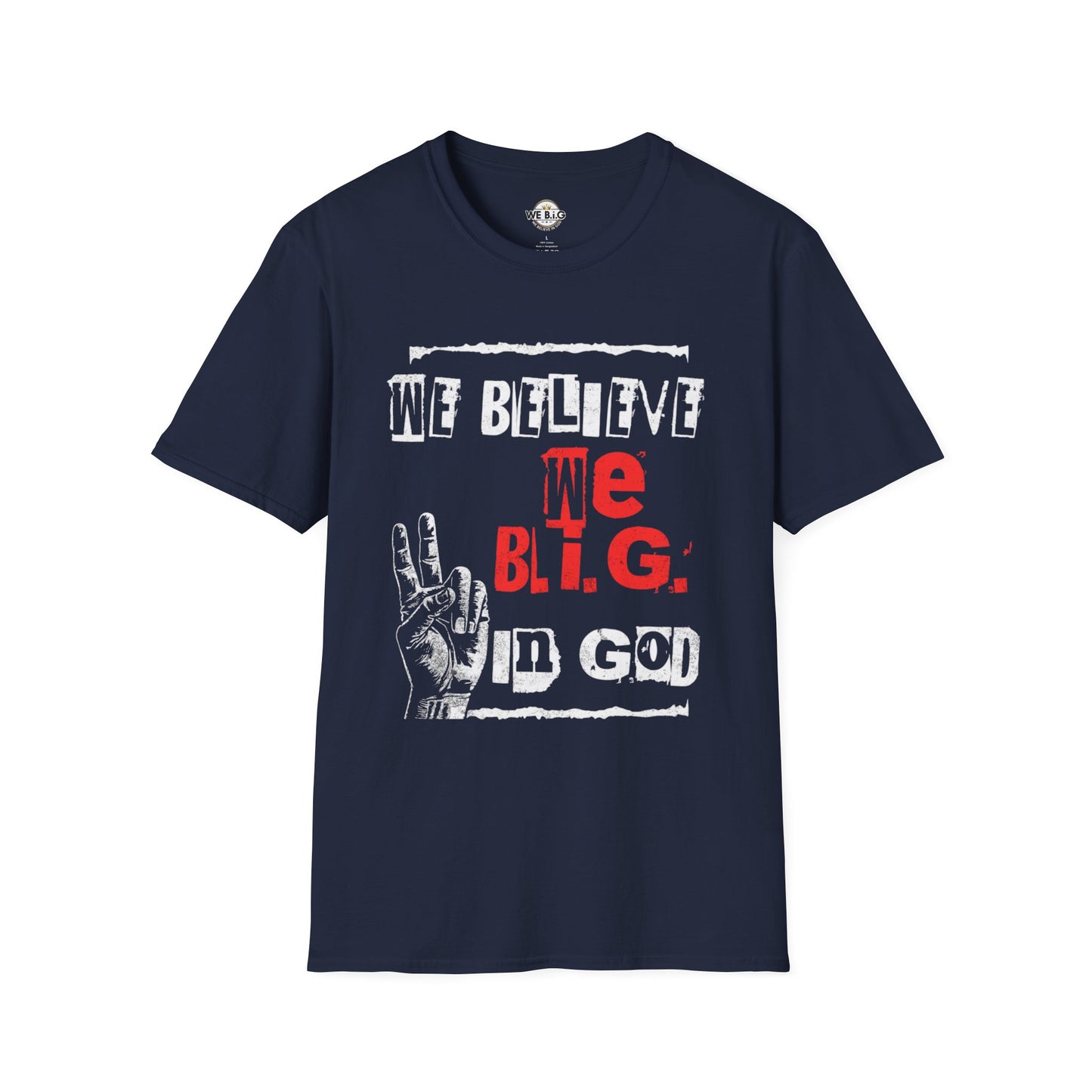 Faith-Inspired Graphic Tee, Unisex T-Shirt for Music Lovers, Gift for Friends, Inspirational Apparel, Peace Sign Shirt