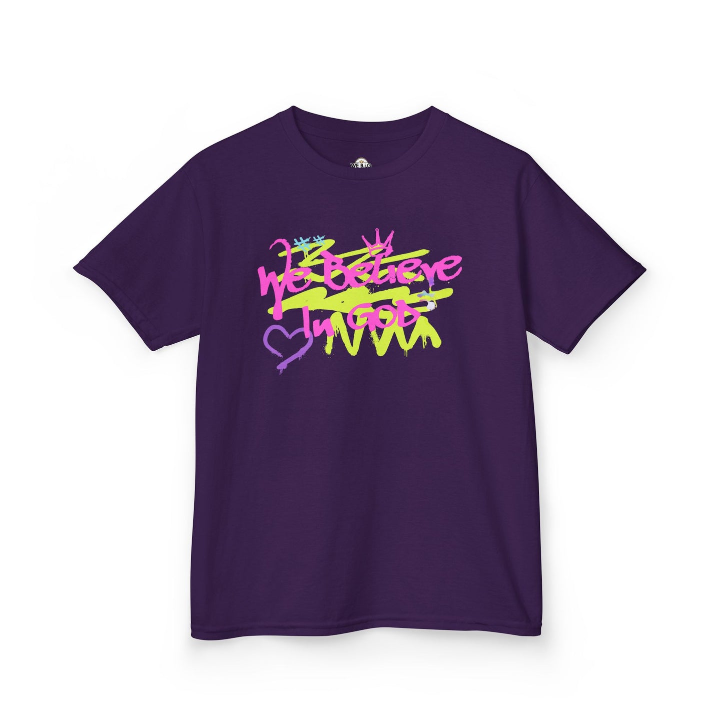We Believe In God Inspirational Youth Shirt, Christian Kids Clothing