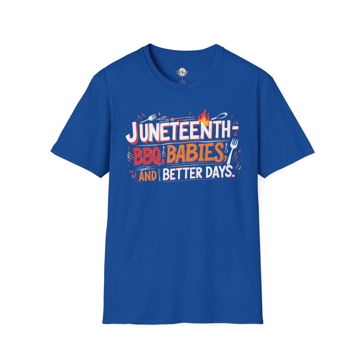 Juneteenth Celebration T-Shirt, Unisex BBQ Tee, Black Casual Wear, Affirmation Shirt, Comfortable Everyday Style