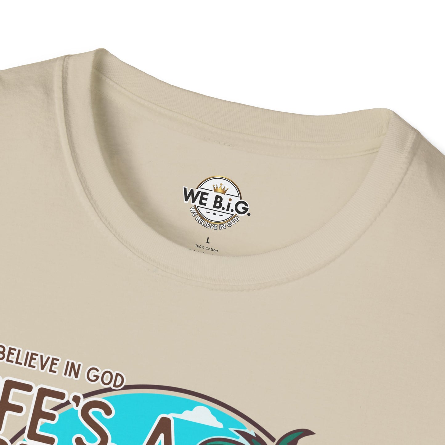 "Life's a Beach, Then You Dive—Beach Life Unisex T-Shirt - Summer Vibes Tee, Vacation Shirt, Gift for Beach Lovers, Coastal Apparel, Island Life Clothing