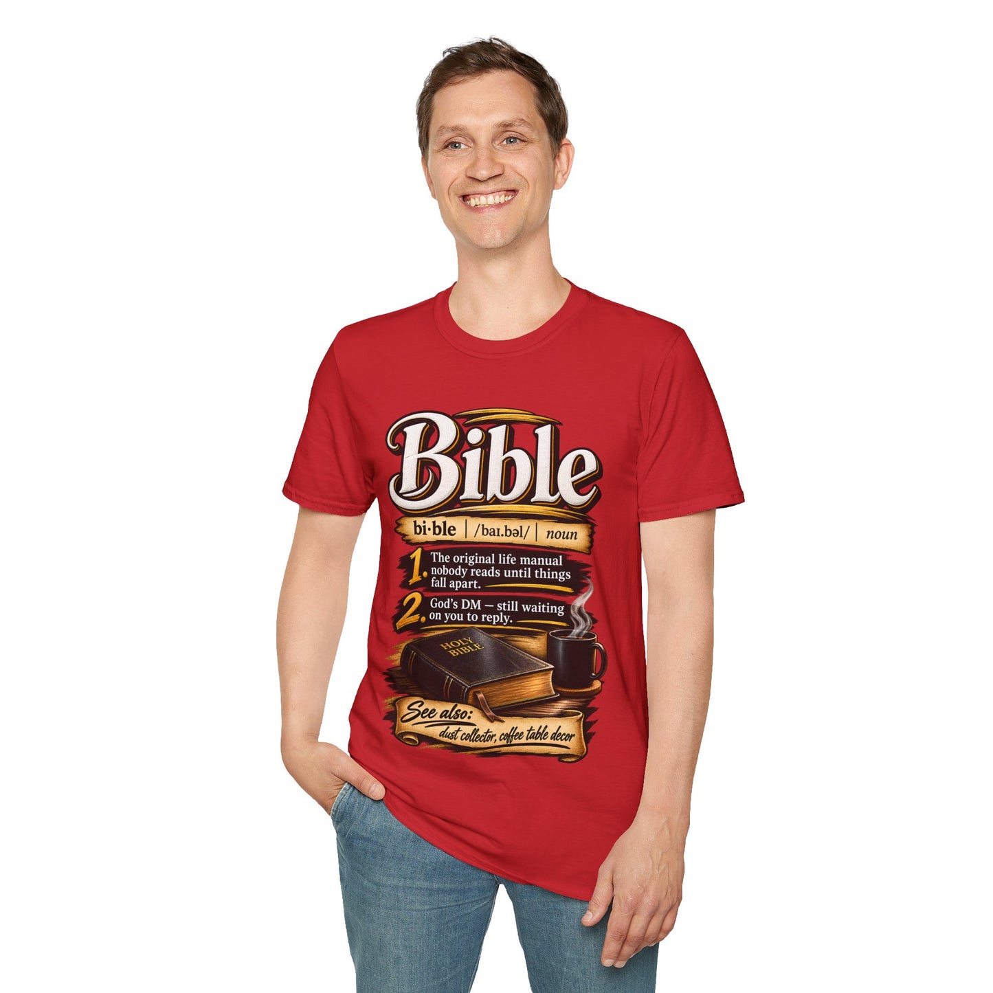 Bible Definition T-Shirt — "The Original Life Manual" Christian Faith Tee