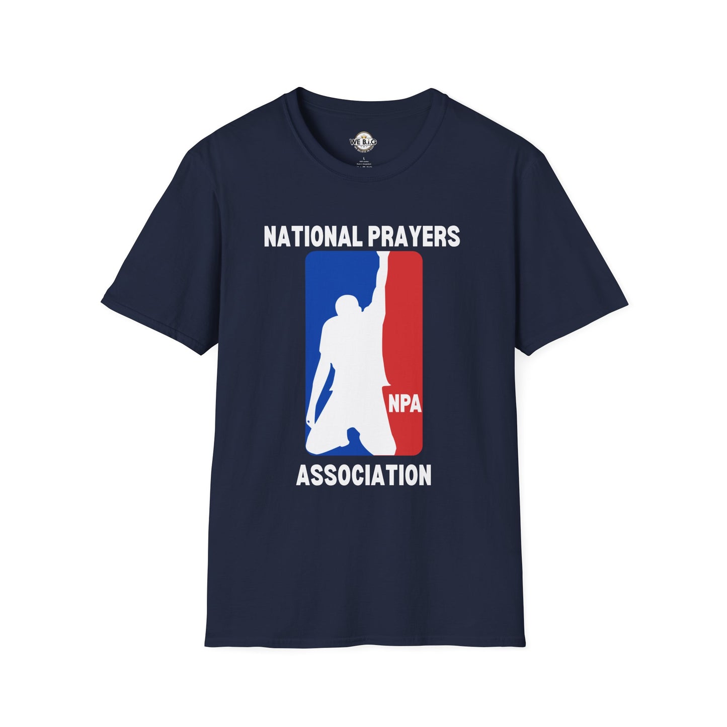 National Prayers Association Graphic T-Shirt—Unisex Softstyle Tee - , Faith-Based Apparel, Religious Gift, Casual Wear, Spiritual Style