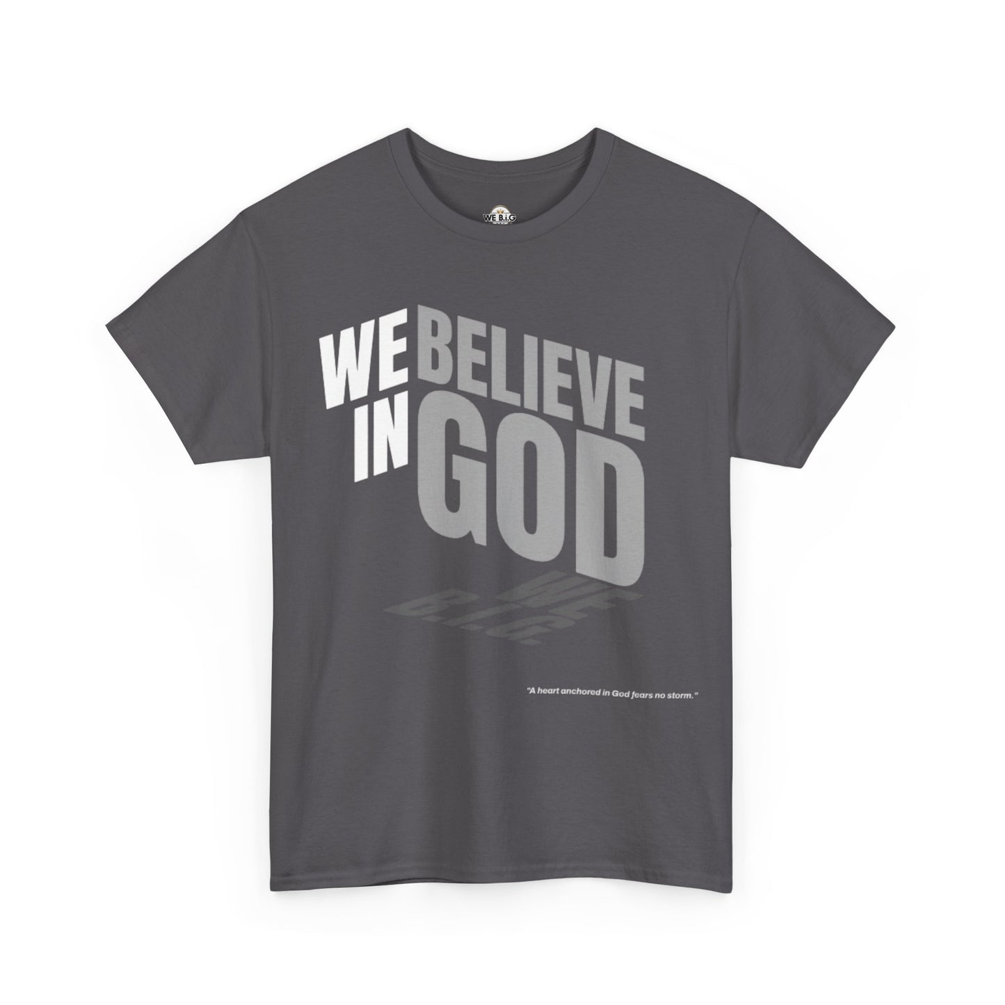 We B.i.G. Cubed - Inspirational Faith Shirt, Positive Message T-Shirt, Christian Apparel, Casual Everyday Wear, Gift for Believers