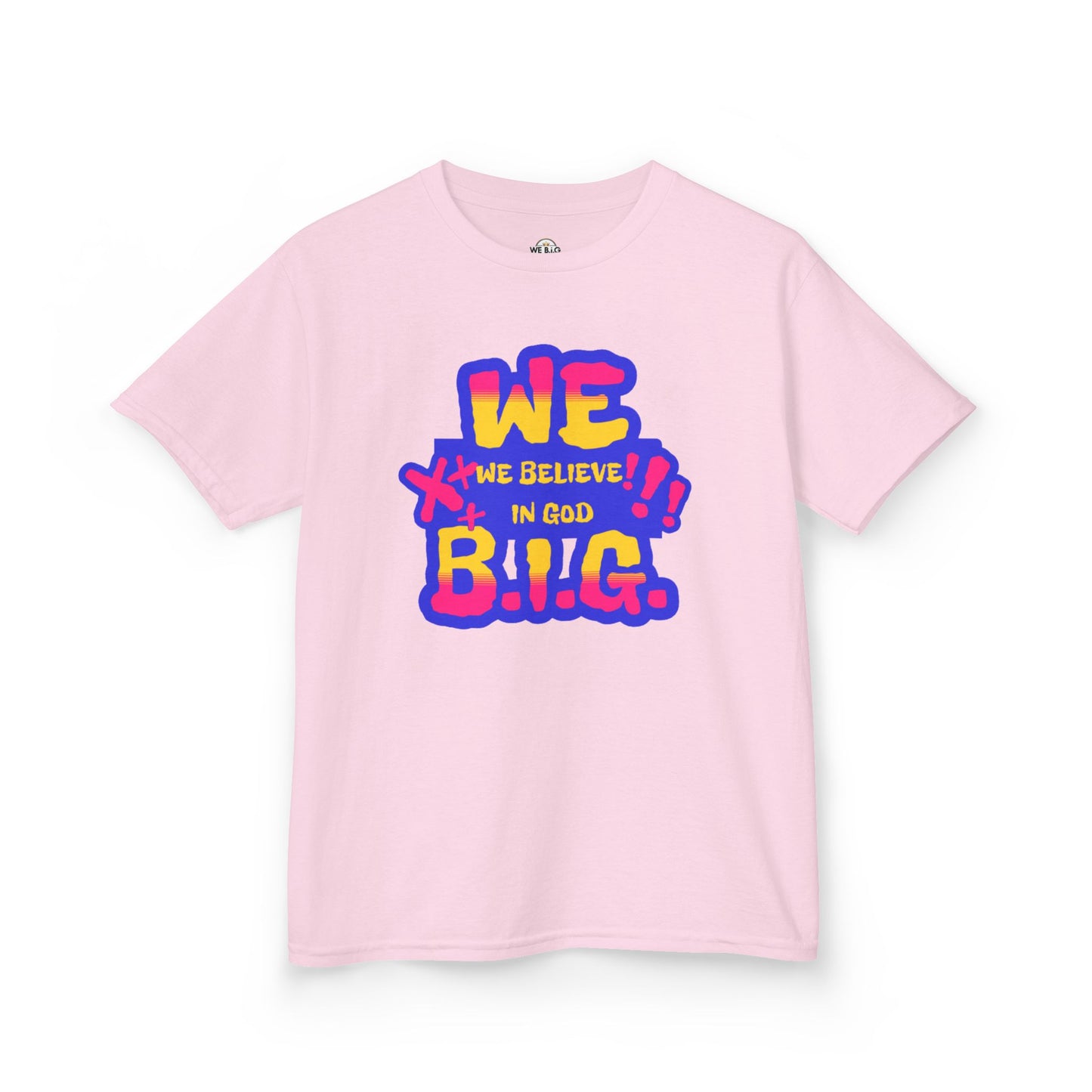 We B.i.G. — Colorful Kids Spiritual Tee - Motivational, Children’s Gift, Sunday School, Praise, Inspirational, Kid's Wear