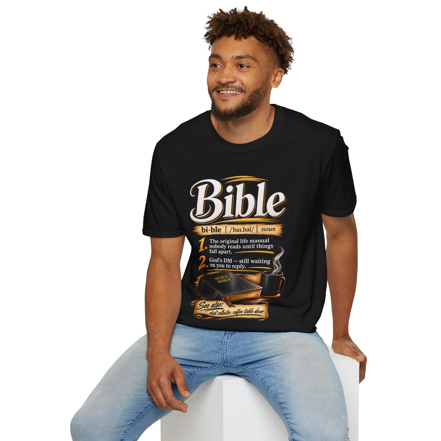 Bible Definition T-Shirt — "The Original Life Manual" Christian Faith Tee