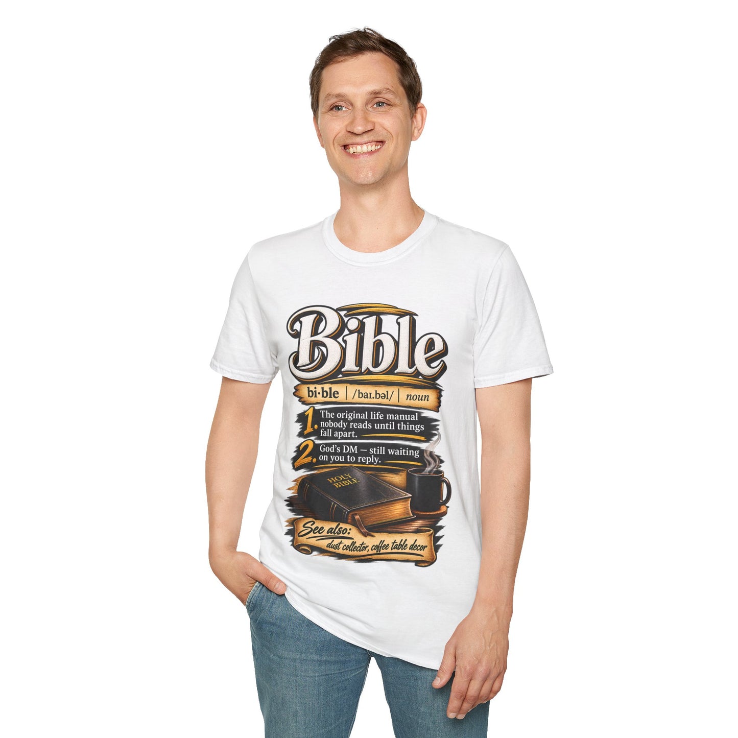 Bible Definition T-Shirt — "The Original Life Manual" Christian Faith Tee