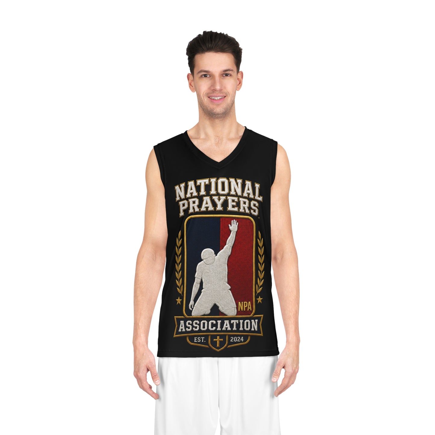 National Prayers Association Basketball Jersey — NPA Inspirational AOP Jersey