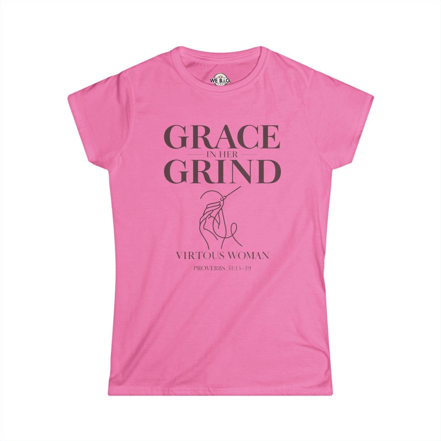 Grace Over Grind Women’s Tee — “Grace Over the Grind” Inspirational Christian Shirt
