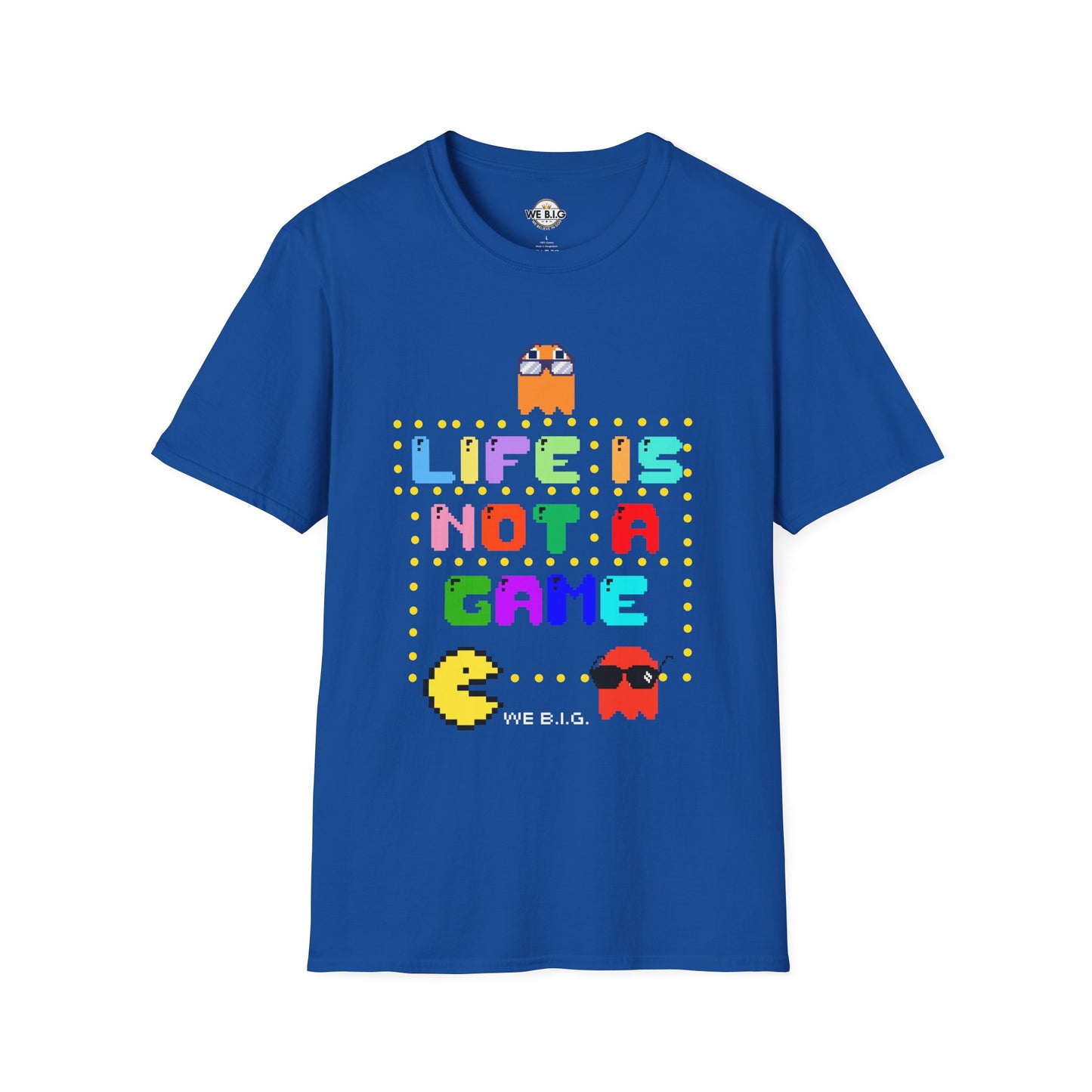 Retro Video Game Inspired T-Shirt - Life is Not a Game, Gamer Merchandise, Arcade Lover Gift, Fun Gift for Players, Unisex Tee