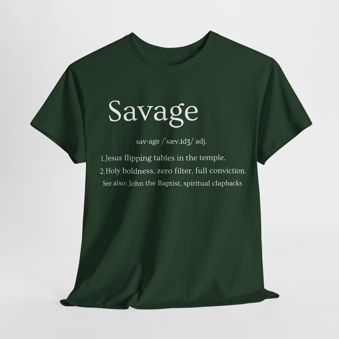Savage & WE B.I.G. Unisex Tee - Inspirational Statement Shirt for Everyday Wear, Gift for Friends, Faith Apparel, Motivational Wear, [...]