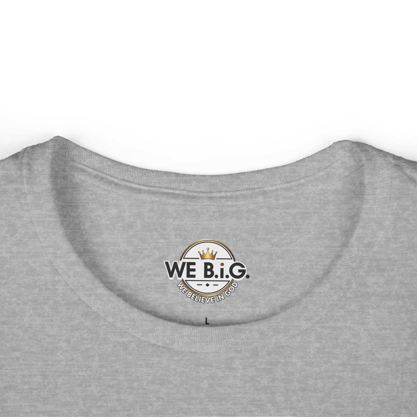 Heart Scripture Tee — "We Big" Inspirational Women's Christian T-Shirt