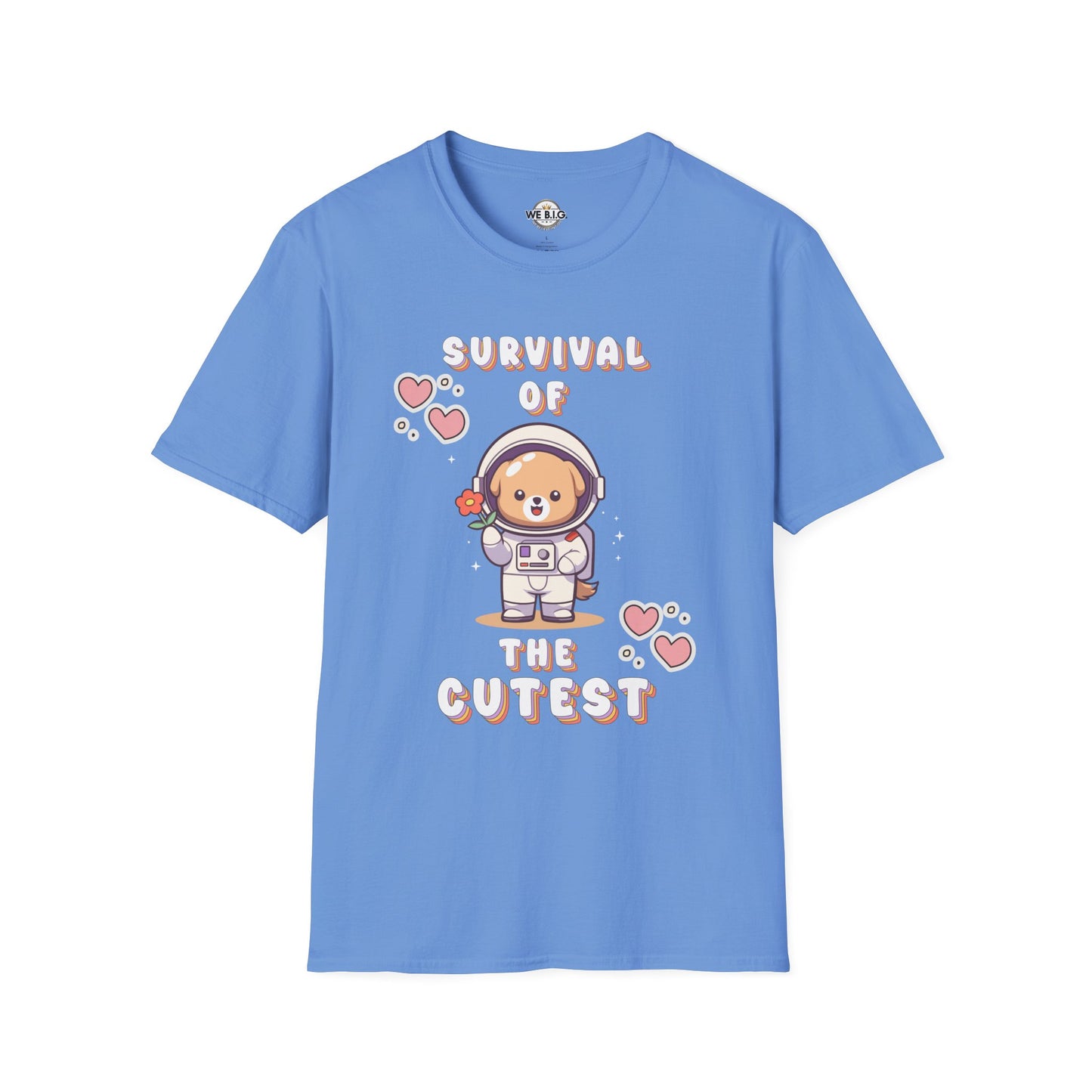 Survival of the Cutest T-Shirt | Cute Astronaut Tee for Kids & Adults | Perfect for Birthdays, Parties, Gifts, Casual Wear
