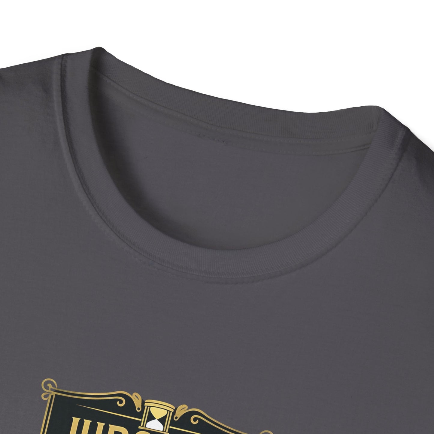 Graphic T-Shirt: Judge Me When You're Perfect, I'll Wait Black Badge