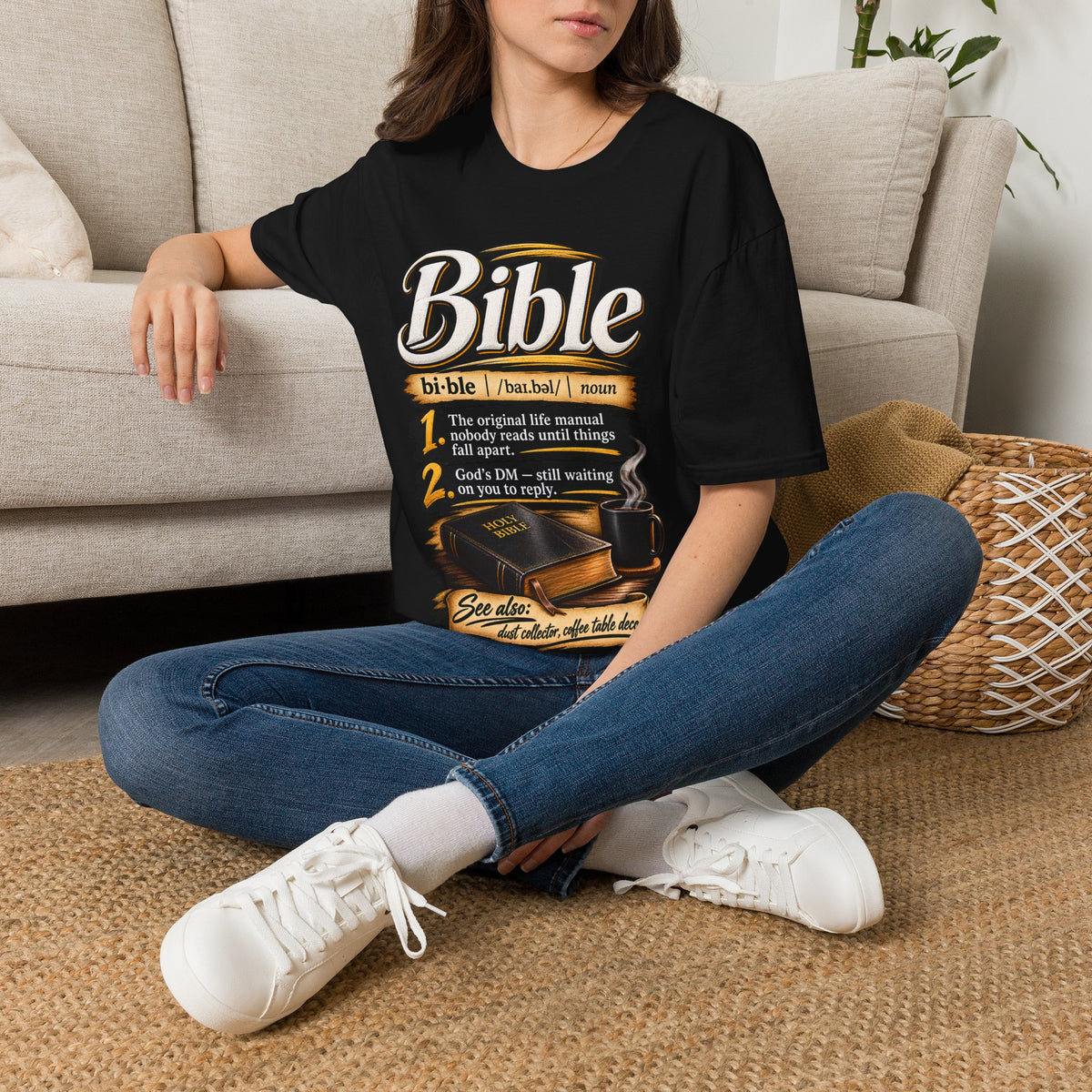 Bible Definition T-Shirt — "The Original Life Manual" Christian Faith Tee