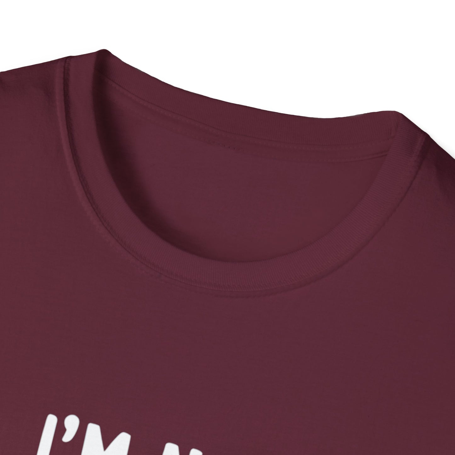 I'm Not judging I'm Just Observing Loudly (White Letters) Unisex Softstyle T-Shirt