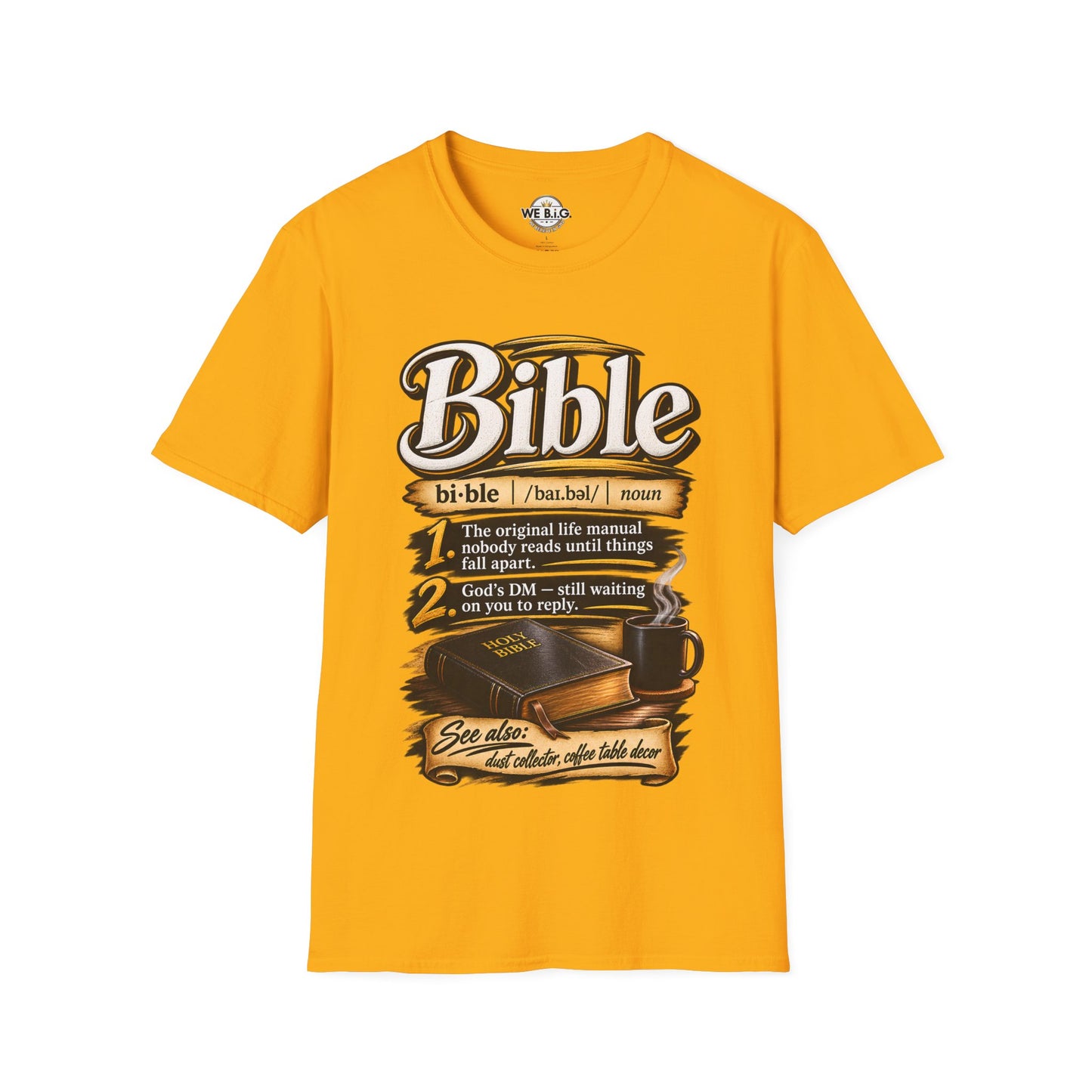Bible Definition T-Shirt — "The Original Life Manual" Christian Faith Tee