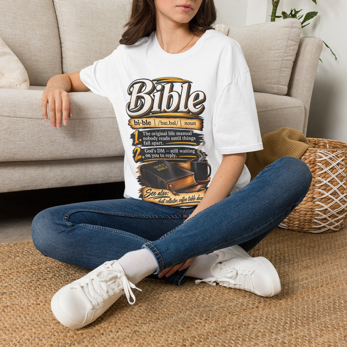 Bible Definition T-Shirt — "The Original Life Manual" Christian Faith Tee