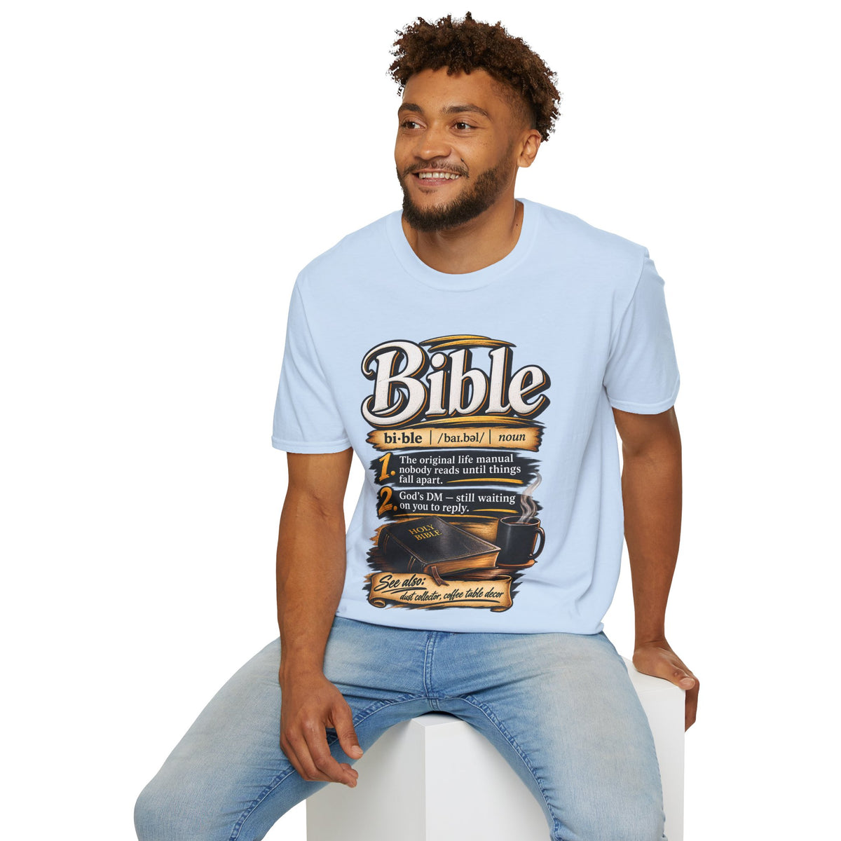 Bible Definition T-Shirt — "The Original Life Manual" Christian Faith Tee