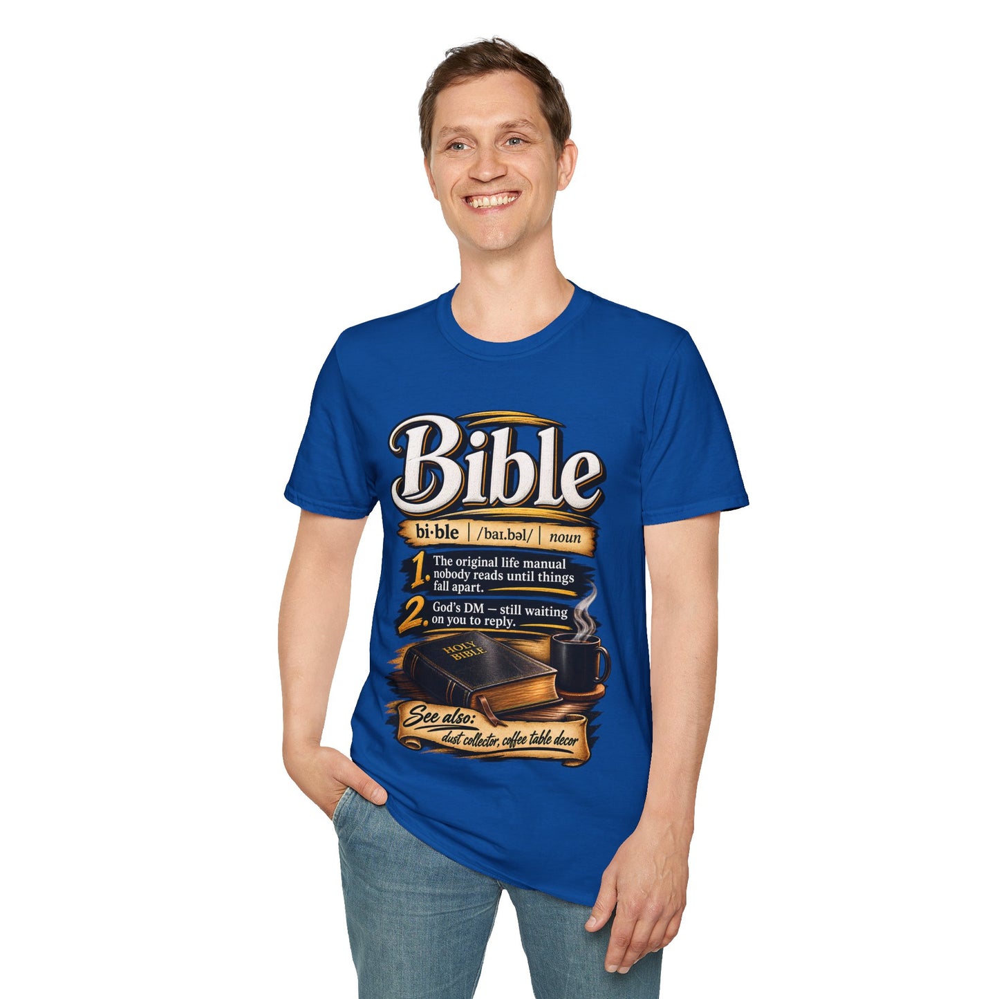 Bible Definition T-Shirt — "The Original Life Manual" Christian Faith Tee