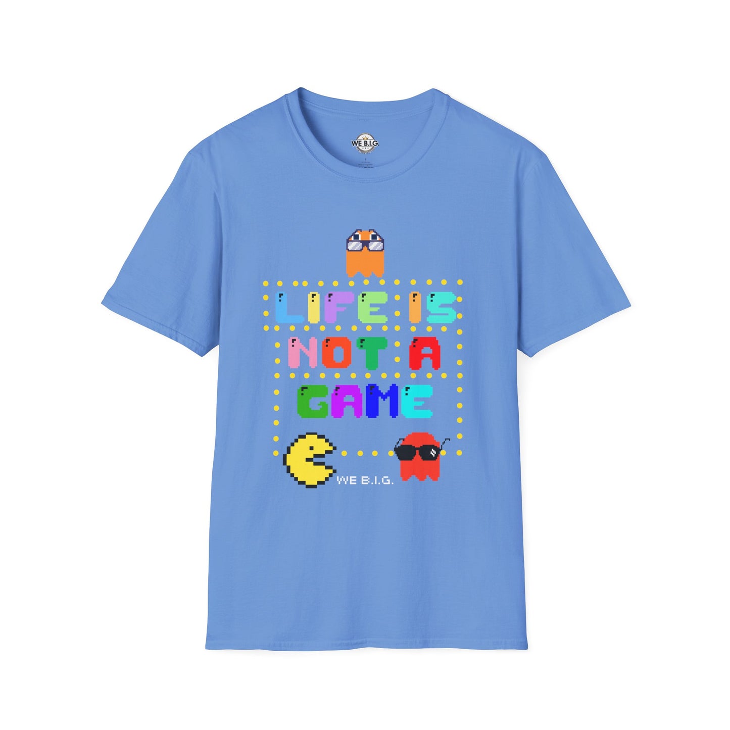 Retro Video Game Inspired T-Shirt - Life is Not a Game, Gamer Merchandise, Arcade Lover Gift, Fun Gift for Players, Unisex Tee