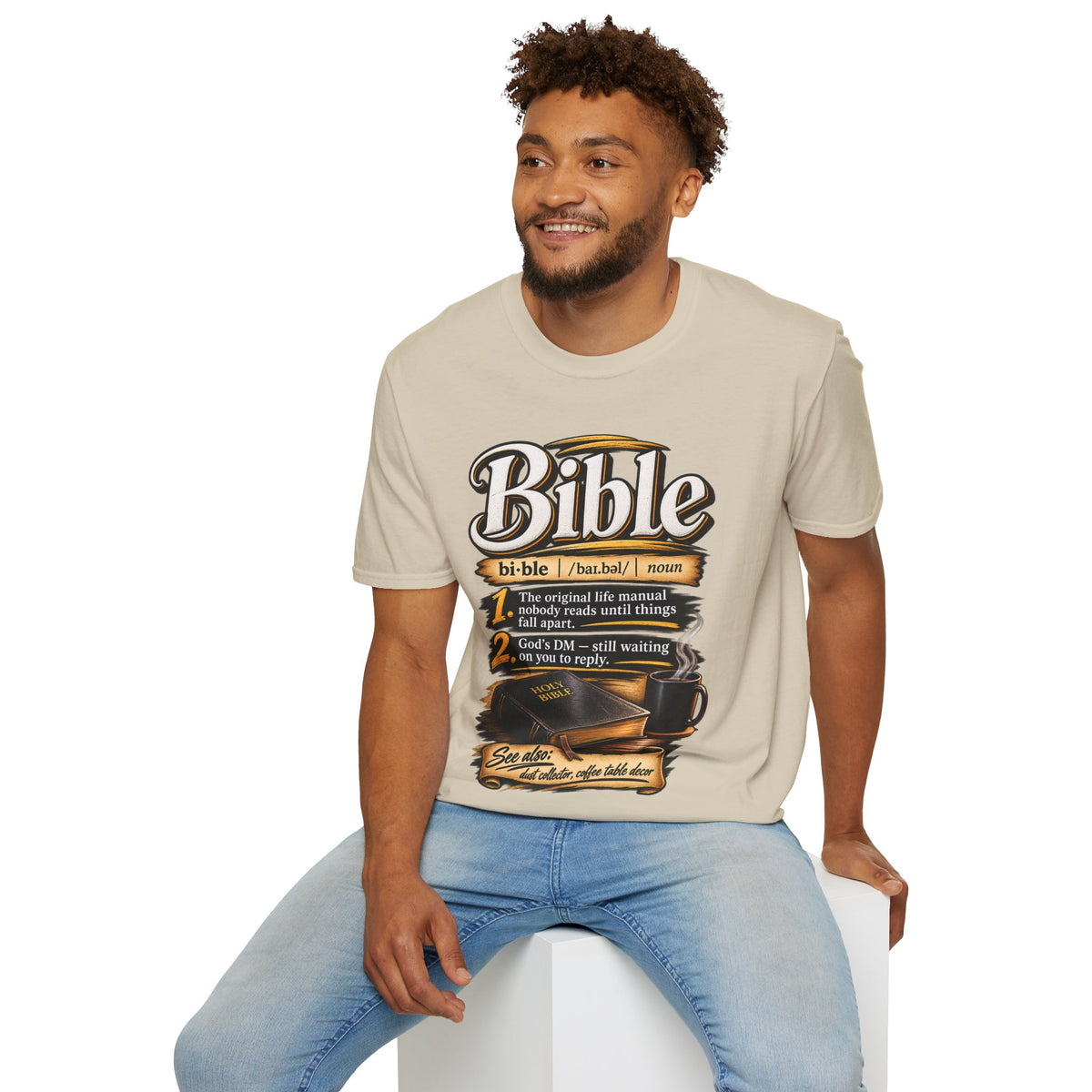Bible Definition T-Shirt — "The Original Life Manual" Christian Faith Tee