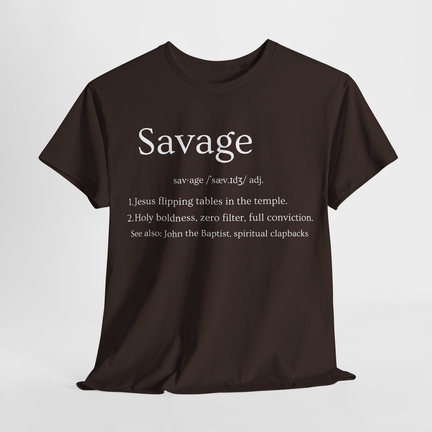 Savage & WE B.I.G. Unisex Tee - Inspirational Statement Shirt for Everyday Wear, Gift for Friends, Faith Apparel, Motivational Wear, [...]