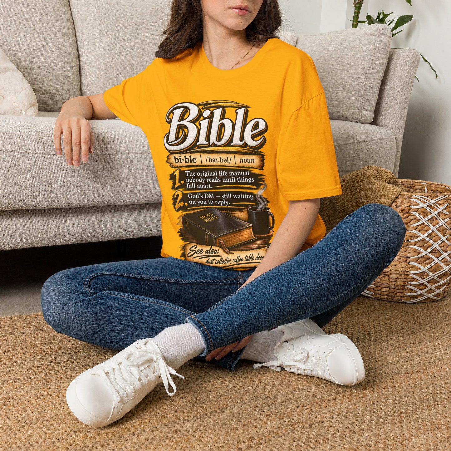 Bible Definition T-Shirt — "The Original Life Manual" Christian Faith Tee