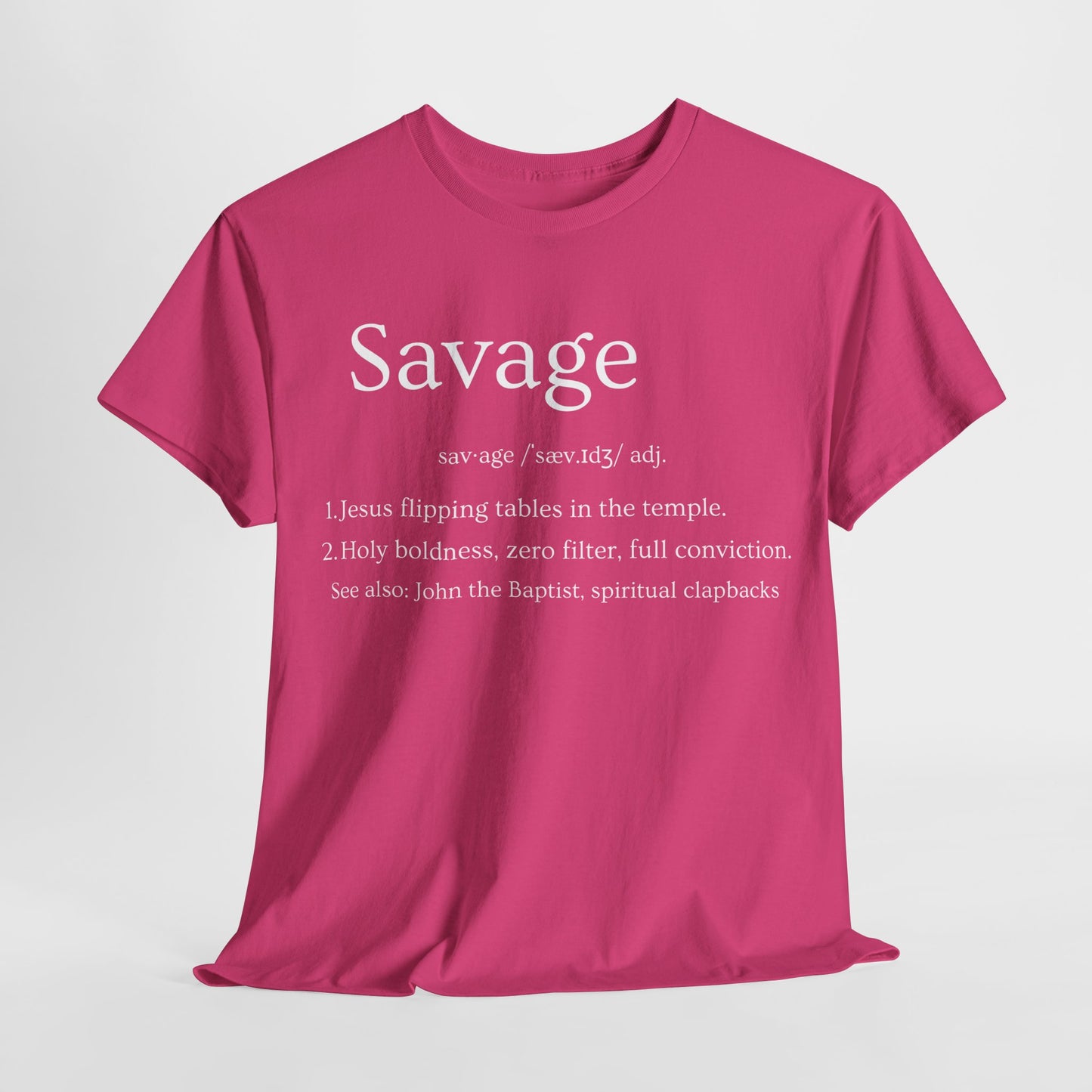Savage & WE B.I.G. Unisex Tee - Inspirational Statement Shirt for Everyday Wear, Gift for Friends, Faith Apparel, Motivational Wear, [...]