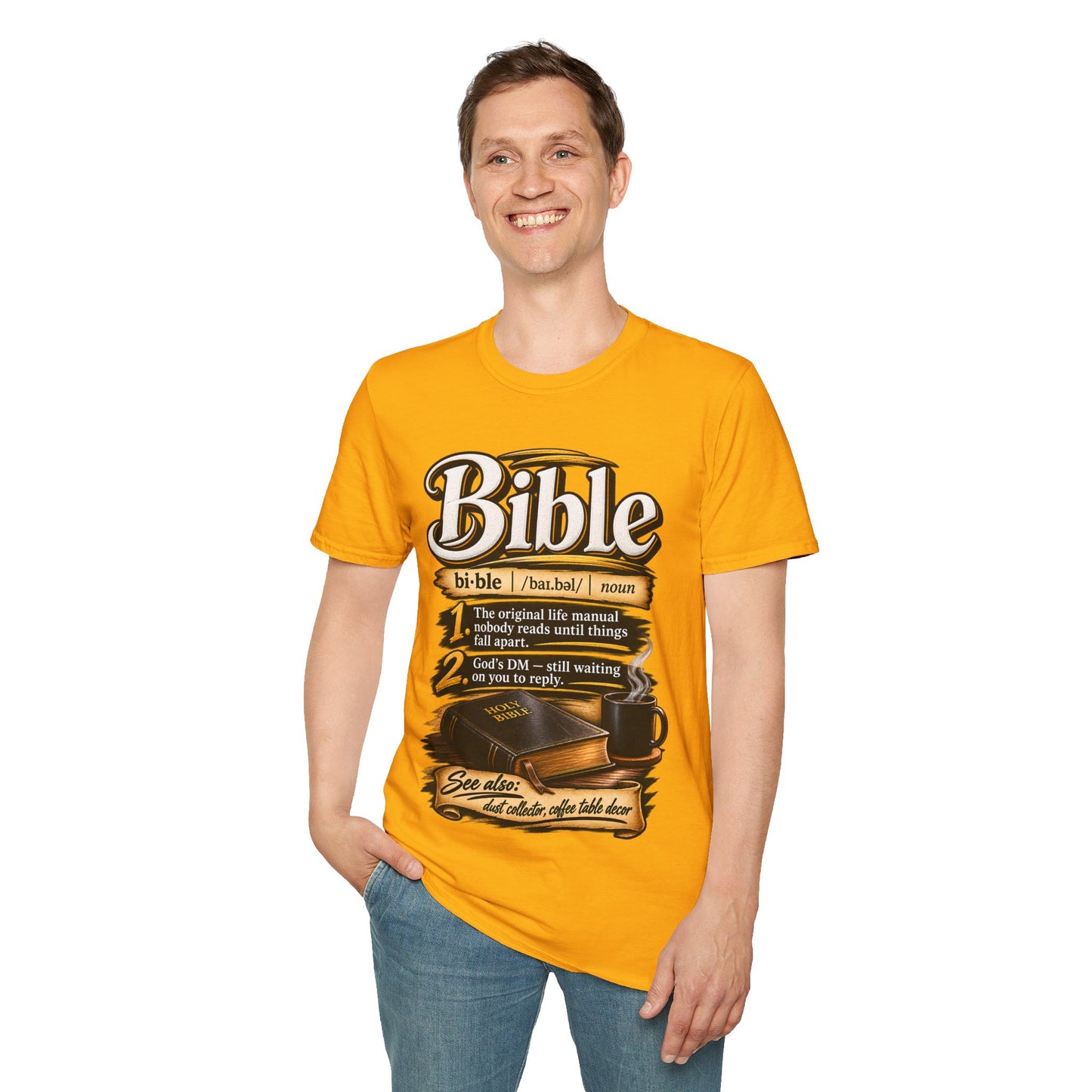 Bible Definition T-Shirt — "The Original Life Manual" Christian Faith Tee