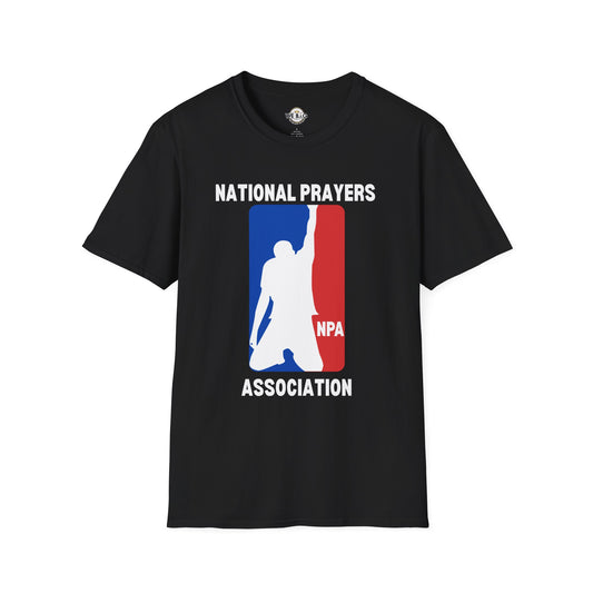 National Prayers Association Graphic T-Shirt—Unisex Softstyle Tee - , Faith-Based Apparel, Religious Gift, Casual Wear, Spiritual Style