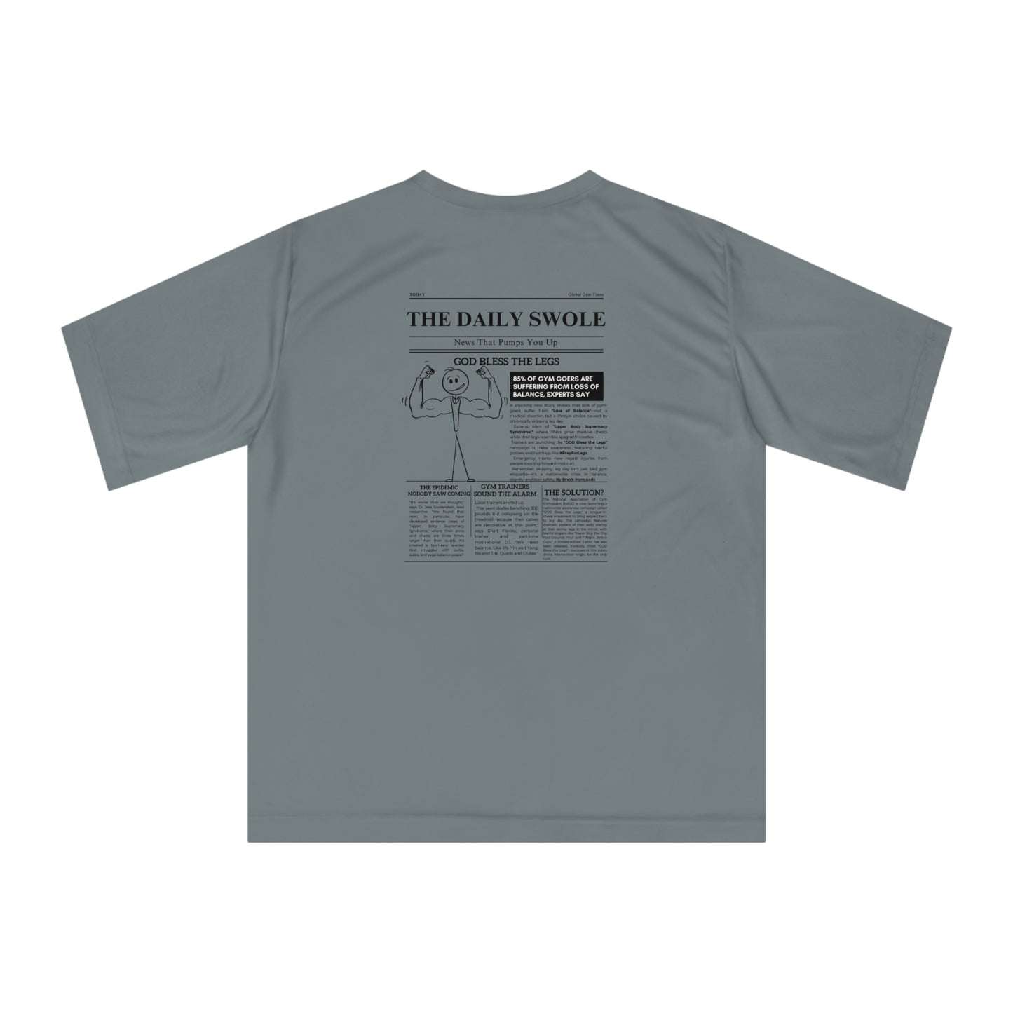 The Daily Swole (GOD Bless the Legs - Gym Workout Tee