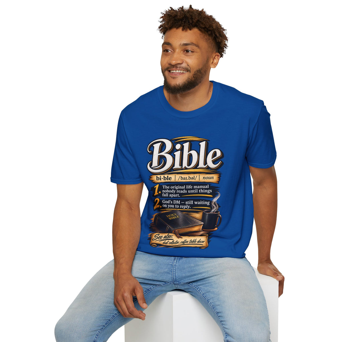 Bible Definition T-Shirt — "The Original Life Manual" Christian Faith Tee