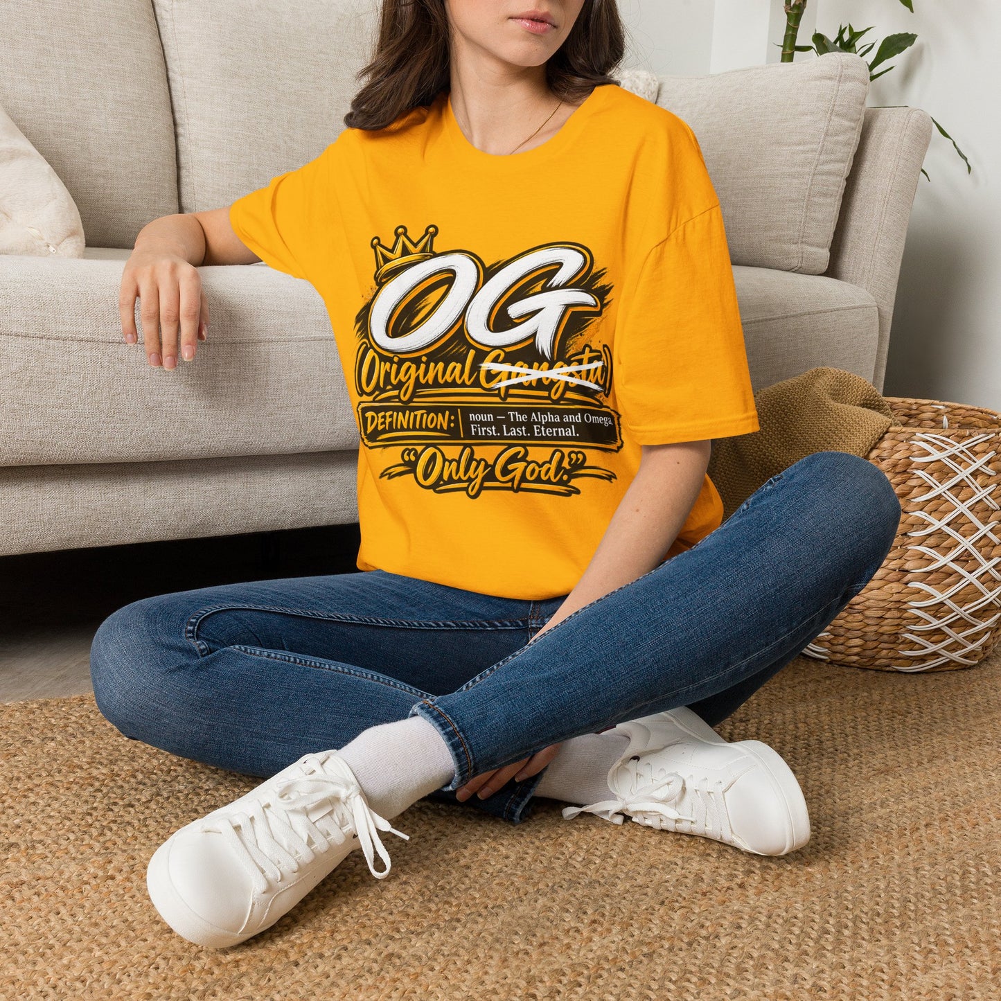 OG Original Gangsta T-Shirt — Crowned "Only God" Streetwear Tee