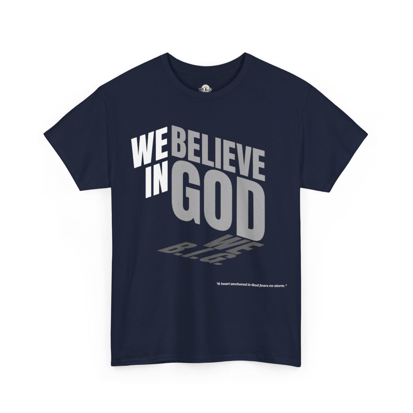 We B.i.G. Cubed - Inspirational Faith Shirt, Positive Message T-Shirt, Christian Apparel, Casual Everyday Wear, Gift for Believers