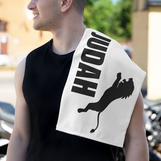 Judah Rally Towel - Motivational Sports Towel, Perfect for Game Days, Tailgating, Gifts for Fans, Gym Workout, Unique Home Decor